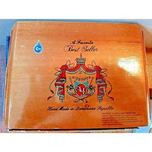 Cigar Box Humidor Authentic A. Fuente Wooden Hand Made